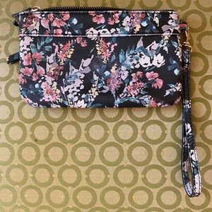 Nanette Lepore floral wristlet
